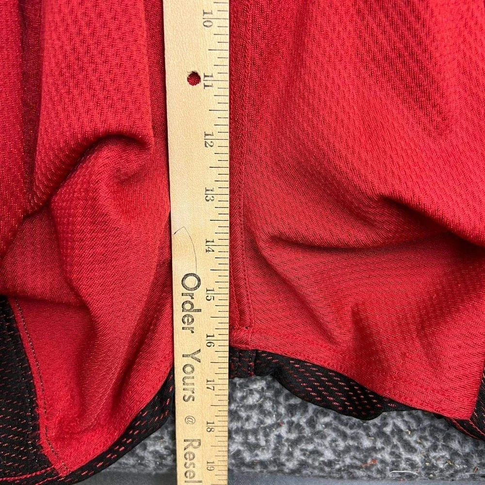 Air Jordan Athletic Shorts Men XXL Red Black Mesh Basketball Jumpman Reversible